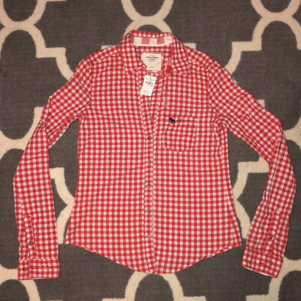 Abercrombie &Fitch plaid button down